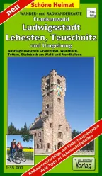 Wanderkarte Naturpark Frankenwald mit Bad Steben, Selbitz - Barthel Verlag