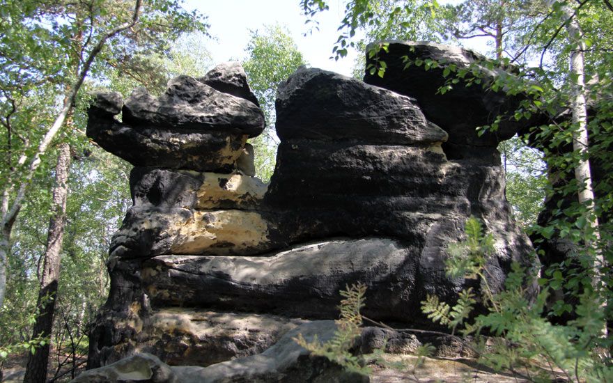 Pilzförmige Verwitterungen
