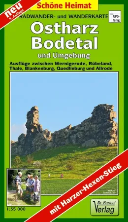 Wanderkarte Ostharz / Bodetal