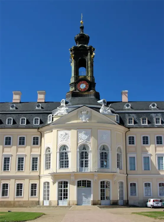 Ansicht von der osterburg in Weida / Ostthüringen