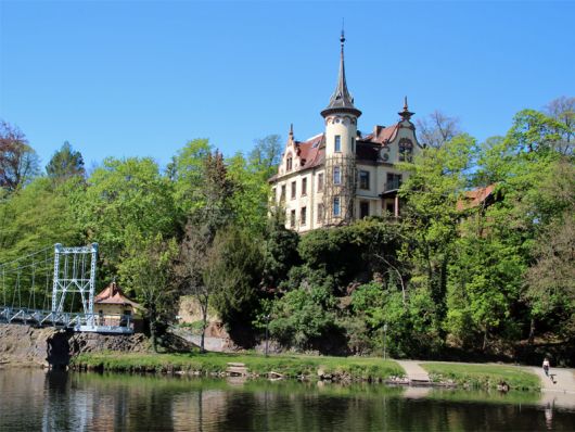 Große Kreisstadt Grimma im Sächsischen Burgenland