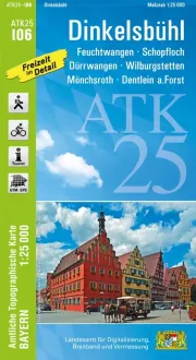Wanderkarte von Dinkelsbühl