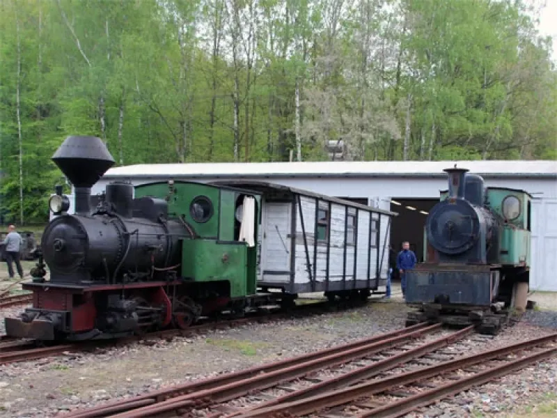 Feldbahnmuseum Herrenleite in Lohmen / Sächsische Schweiz