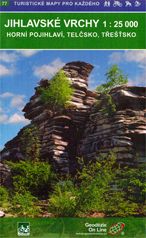 Wanderkarte Jihlava-Berge / Jihlavské vrchy