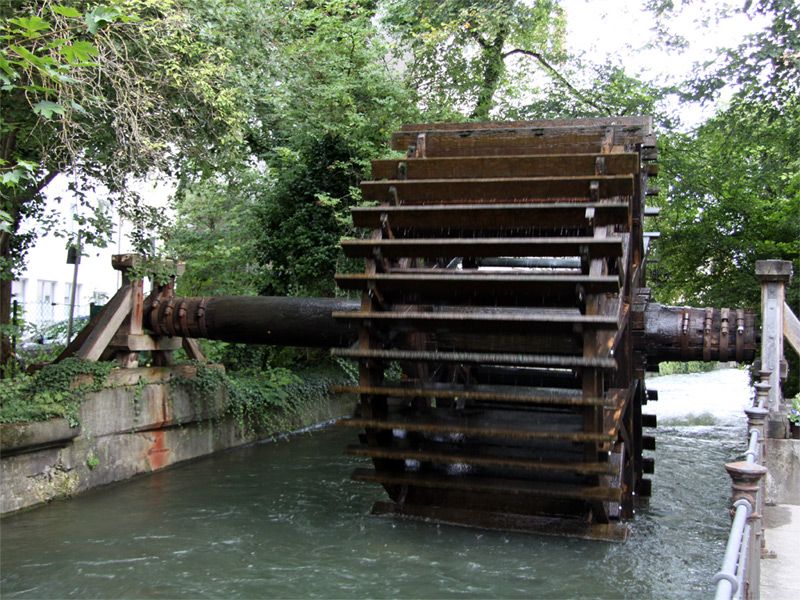 Wasserrad in Augsburg