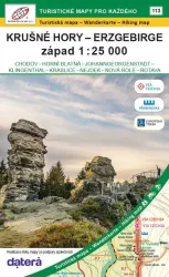 Wanderkarte Westerzgebirge / Krušné hory - západ 