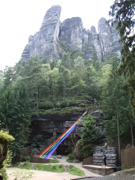 Steinerne Basteibrücke in der Sächsischen Schweiz