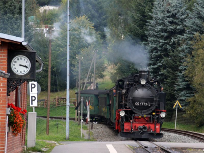 Fichtelberg Dampfbahn in Oberwiesenthal