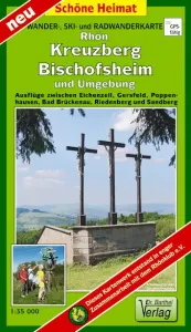 Wanderkarte Rhön, Kreuzberg, Bischofsheim 