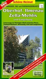 Wanderkarte Oberhof, Ilmenau, Zella-Mehlis 