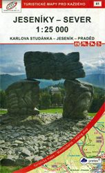 Wanderkarte Altvatergebirge Nord in Mähren