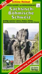 Wanderkarte Nationalpark Sächsisch - Böhmische Schweiz