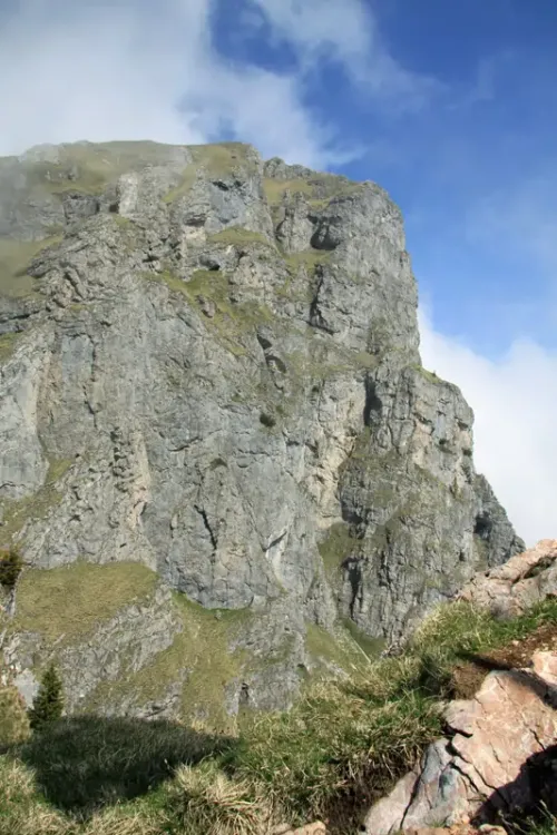 Aggenstein ist einer der schönsten Gipfel in den Tannheimer Bergen