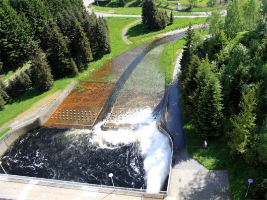 Talsperre Rauschenbach im Erzgebirge