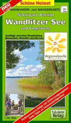Wanderkarte Naturpark Barnim, Wandlitzer See vom Verlag Barthel