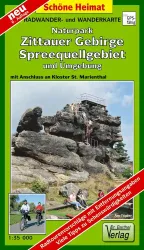 Wanderkarte Naturpark Zittauer Gebirge, Spreequellgebiet