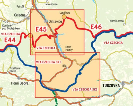 für S27 bis Lysá hora – Huserka