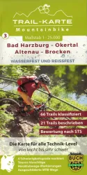 MTB-Karte Bad Harzburg, Okertal, Altenau, Brocken vom Schmidt-Buch-Verlag
