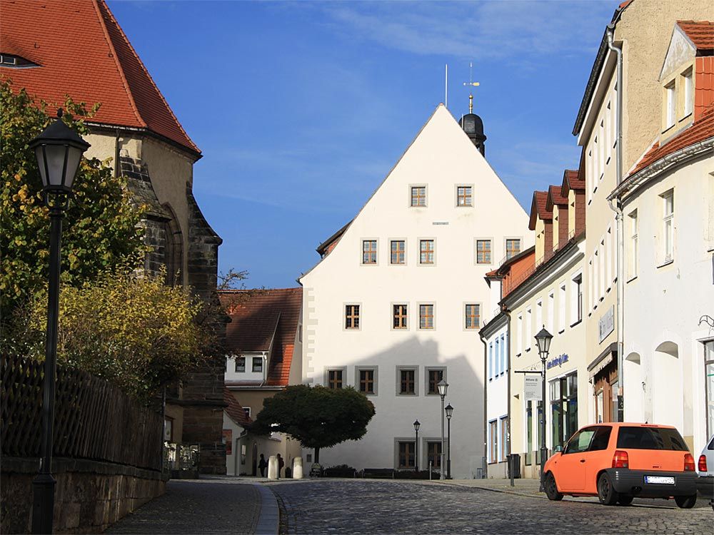 Im Stadtzentrum von Dippoldiswalde