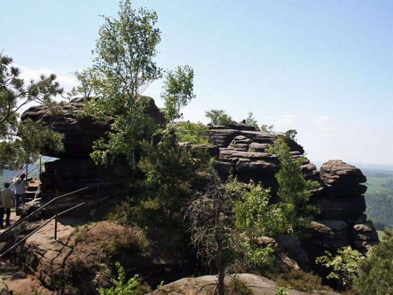 Tafelberg Lilienstein in der Sächsischen Schweiz