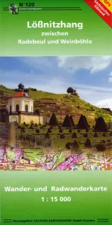 Wanderkarte zwischen Radebeul und Weinböhla