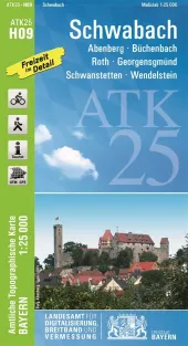 Wanderkarte Schwabach