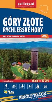Wanderkarte Reichsteiner Gebirge / Góry Rychlebskie in den Ostsudetgen / Polen