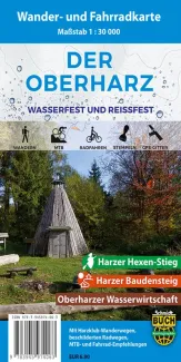 Wanderkarte Oberharz vom Schmidt-Buchverlag