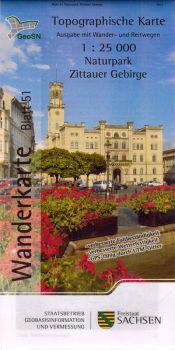 Wanderkarte Zittauer Gebirge / Naturpark in der Oberlausitz