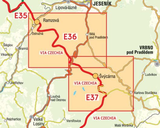 für S21 bis Chata Švýcárna