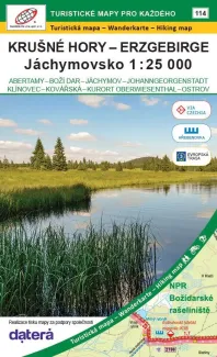 Wanderkarte vom Westerzgebirge, Krusne hory zapad