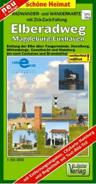 Elberadweg Magdeburg nach Cuxhaven vom Verlag Barthel