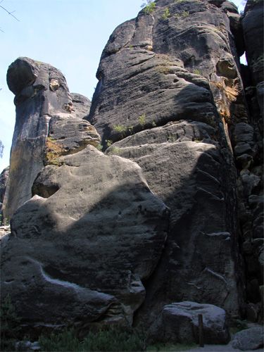 Felsen am Großen Bärenstein / Sächsische Schweiz