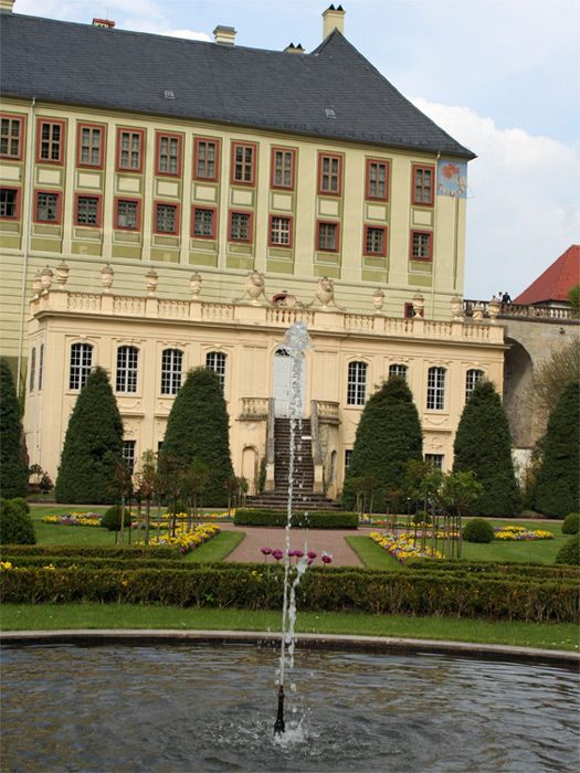 Schlossgebäude  Weesenstein im Müglitztal