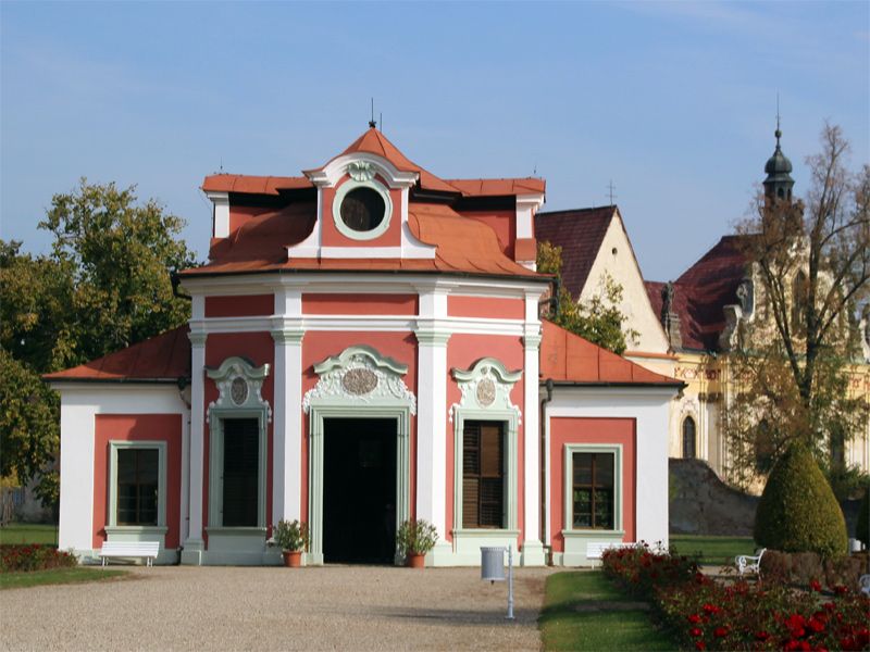 Zámek Mnichovo Hradiště (Münchengrätz) in der Region Böhmisches Paradies