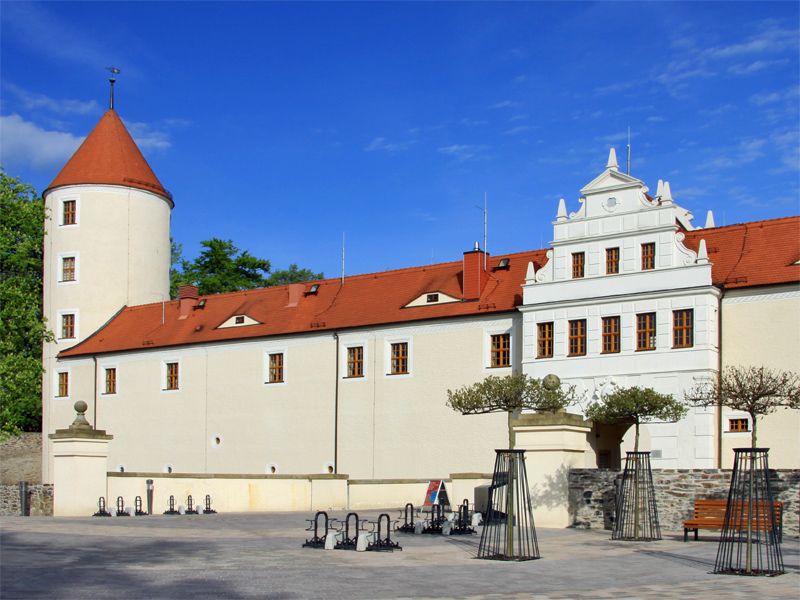 Schloss Freudenstein mit Mineralienausstellung in Freiberg