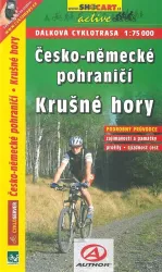 Radkarte Fernradwege Grenzgebiet Erzgebirge 