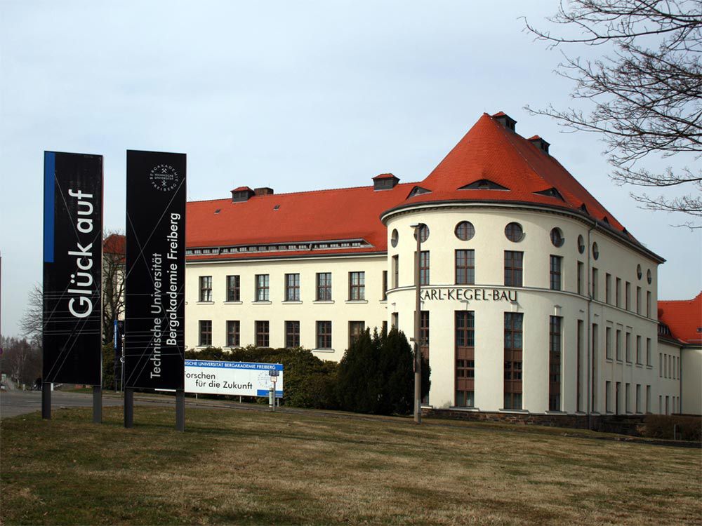 Gebäude der TU Bergakademie Freiberg