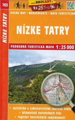 Wanderkarte Niedere Tatra in der Slowakei