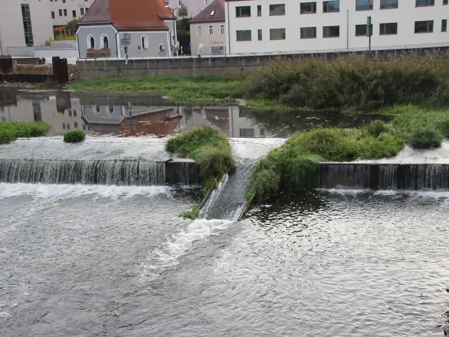 Naab -  wasserreichste linke Nebenfluss der Donau 