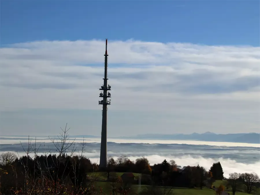 Hoher Peißenberg (988 m) bei Schongaul