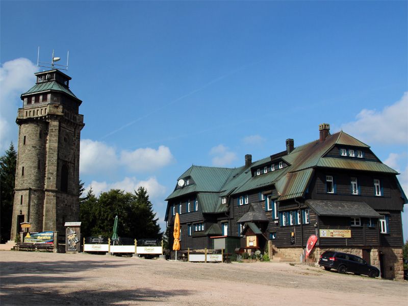 Aussichtsberg Auersberg mit Turm