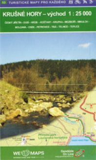 Wanderkarte Krušné hory - východ im Böhmischen Erzgebirge