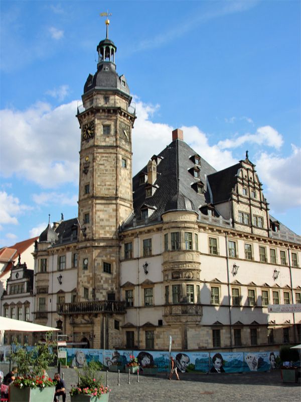 Altenburger Rathaus in Thüringen