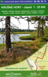 Wanderkarte Westerzgebirge / Krušné hory - západ