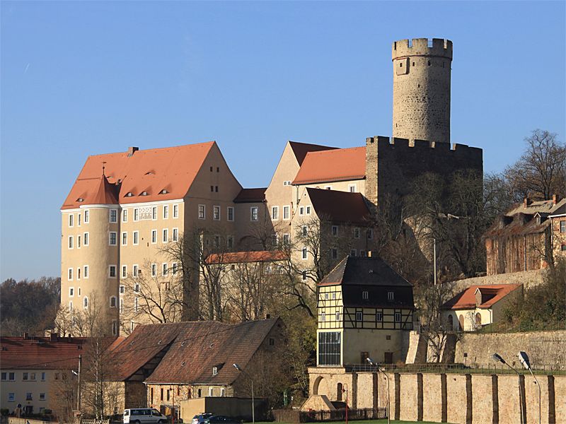 Burg Gnandstein bei Frohburg in Sachsen