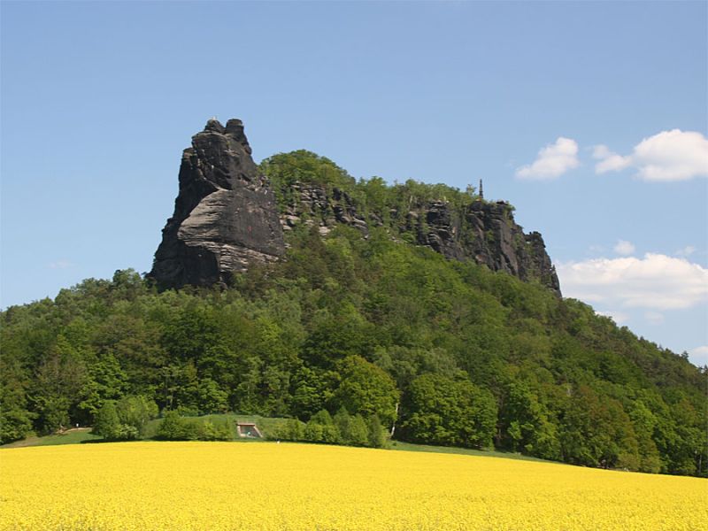 Tafelberg Lilienstein in der Sächsischen Schweiz