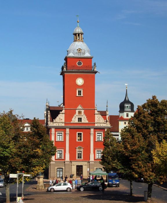Alte Rathaus von Gotha im Bautil der Renaissance 