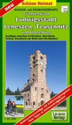 Wanderkarte Naturpark Frankenwald mit Bad Steben, Selbitz - Barthel Verlag