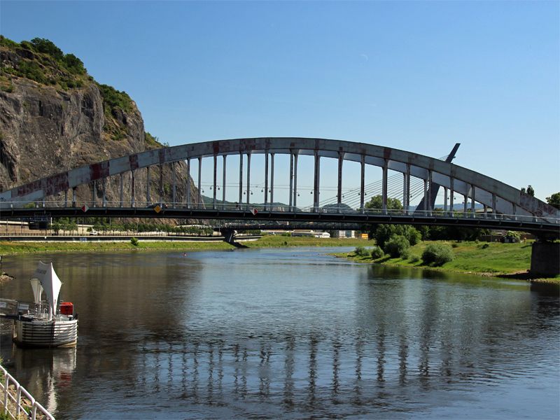 Brücke in Ústí nad Labem (Aussig)